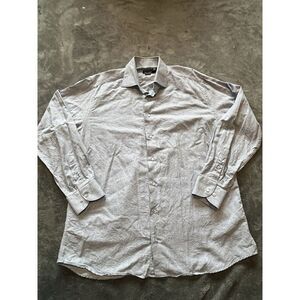 St‎ Croix Light Blue Mens Dress Shirt Contemporary Size 16/16.5